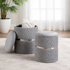 velvet-grey-color-round-storage-ottoman-with-storage-set-of-2