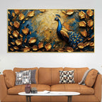 verdant-gold-blue-peacock-canvas-wall-painting