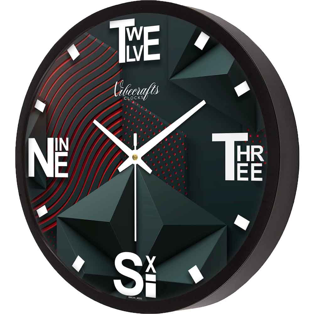 3D Designer Wall Clock