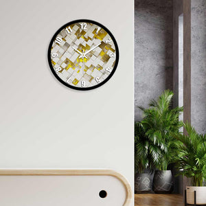 3D Abstract Premium Wall  Clock For Living Room