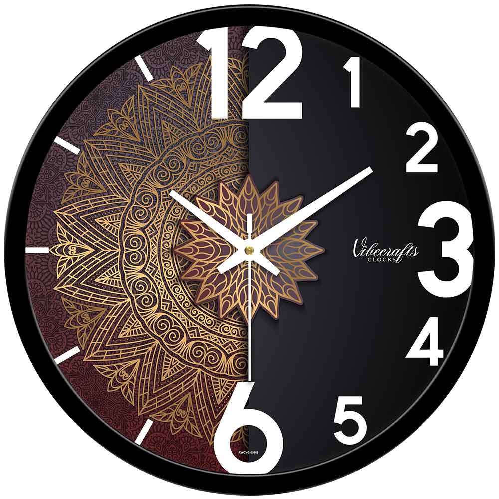 Black Wall Clock