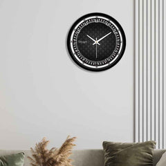 3D Black balloon Shape Designer Wall Clock