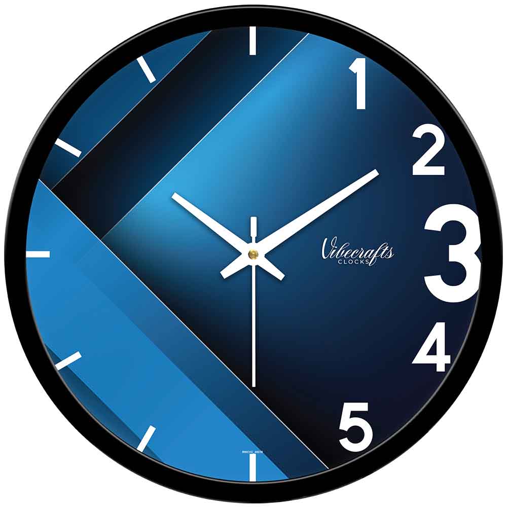 Black Colorful Designer Wall Clock