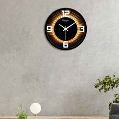 3D Golden Designer Wall Clock