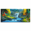 Nature waterfall wall painting