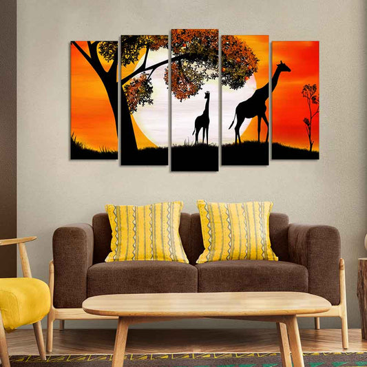 Sunset Canvas Wall Painting