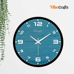 Blue Wall Clock