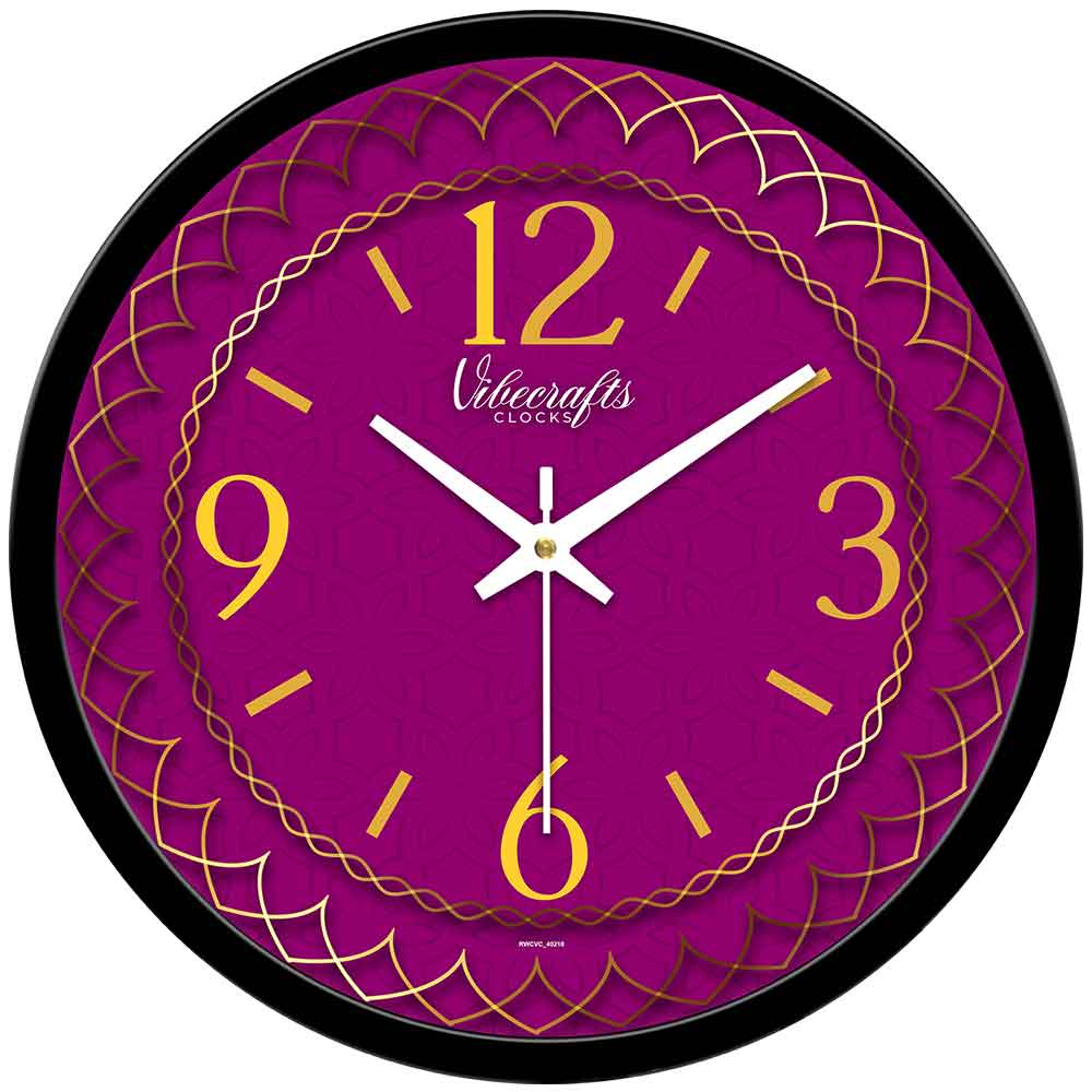  color Design Printed Wall Clock