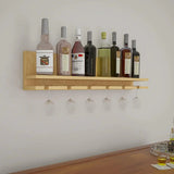 Aesthetic Backlit Look MDF Mini Bar Shelf