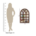 Arched Motif Window Frame Mirror