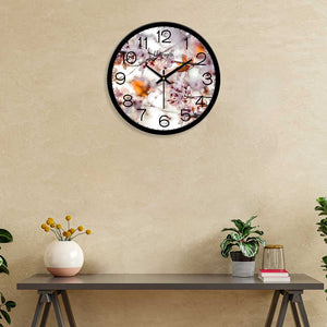 Beautiful Designer Cherry Blossom Flower Wall Clock