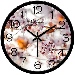 Beautiful Designer Cherry Blossom Flower Wall Clock