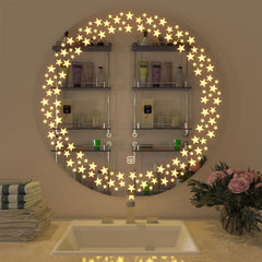 Beautiful Designer Twinkling Stars Bathroom Mirror With LED