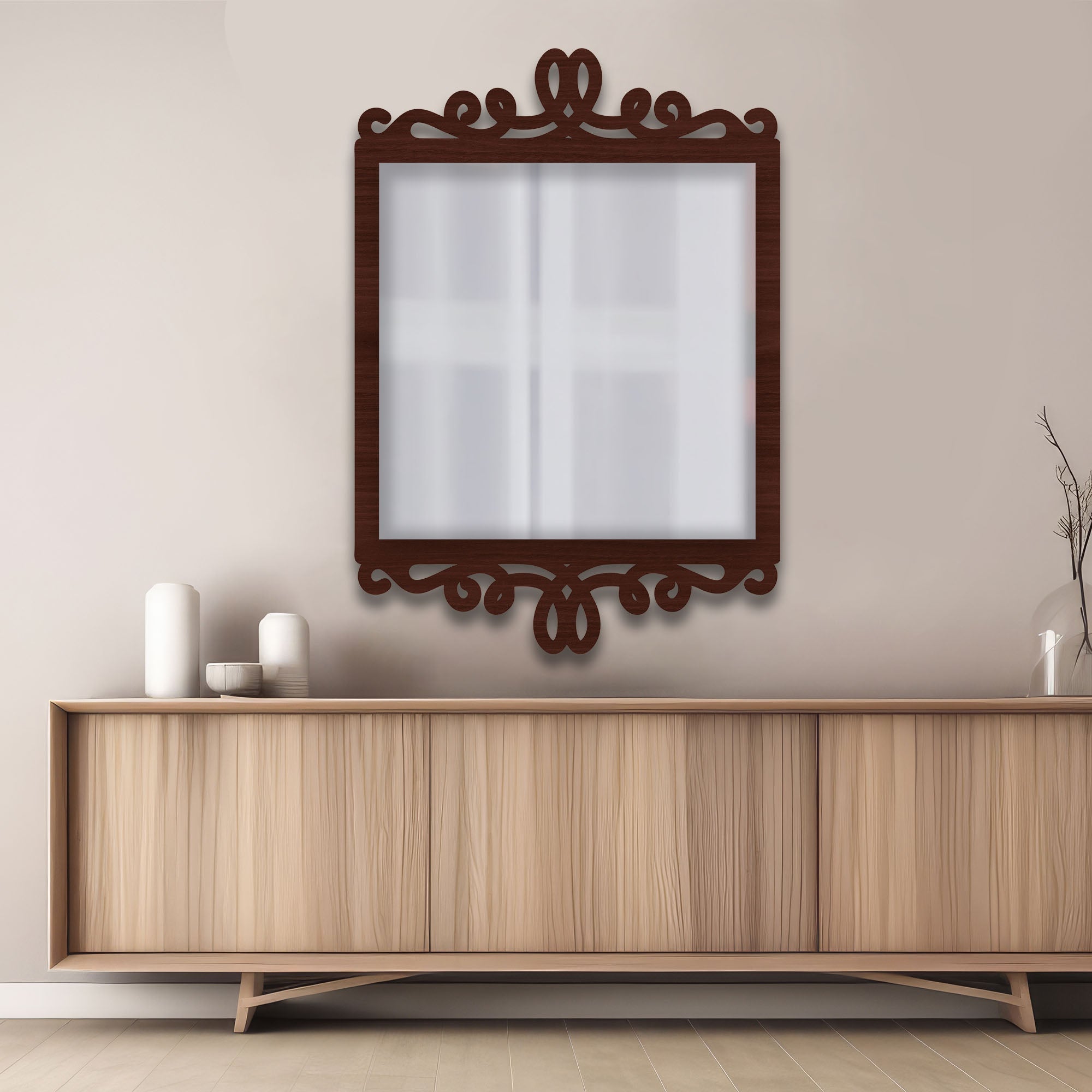 Mirror Frame Pattern Design Wood Mirror Frame Designs