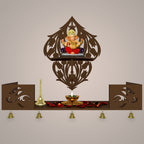 Pooja Mandir Design with Shelf 