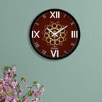 Beautiful Flower Pattern Wall Clock