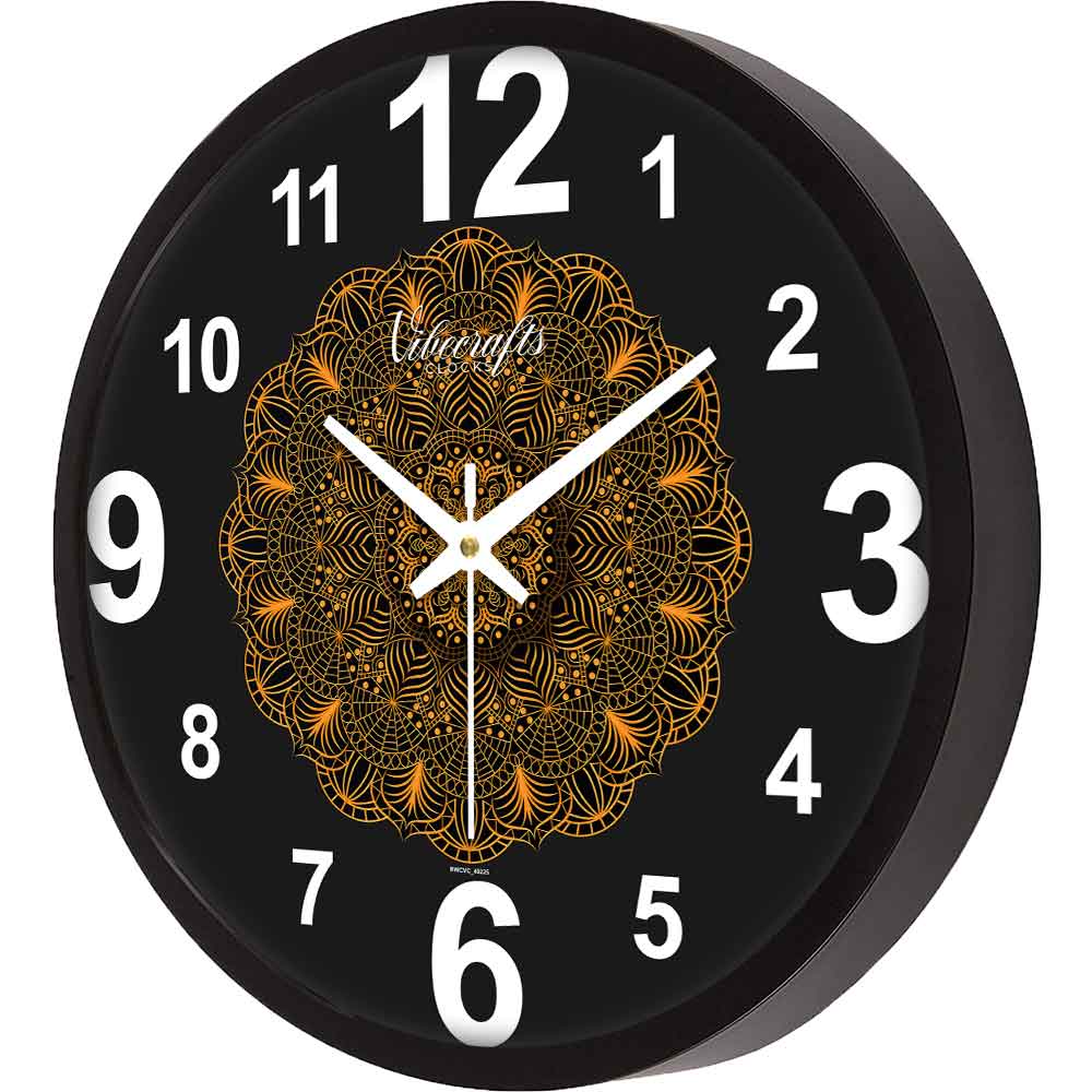 Beautiful Golden Mandala Designer Wall Clock