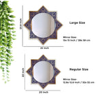  Designer Pattern Printed Wall Mirror