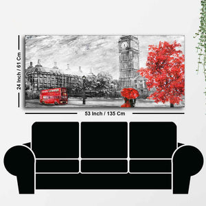 Beautiful London City Canvas Wall Painting