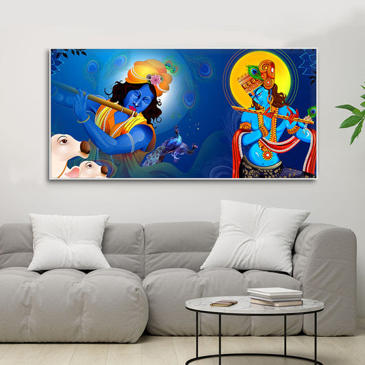 Lord Krishna Premium Canvas Wall Painting