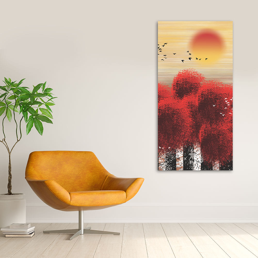 Sunrise Scenery Canvas Wall Painting