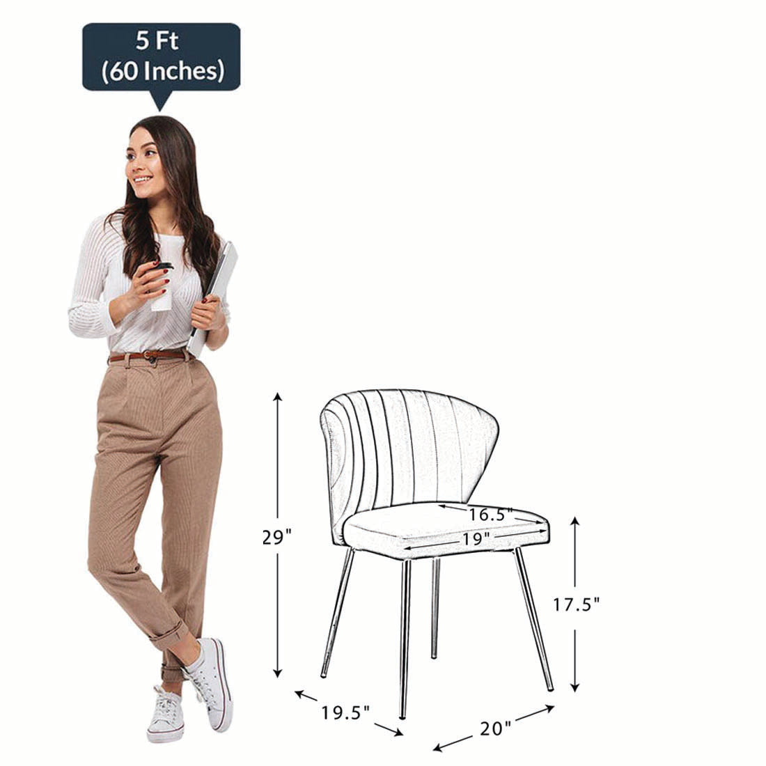 Beautiful Red Velvet Lounge Chair