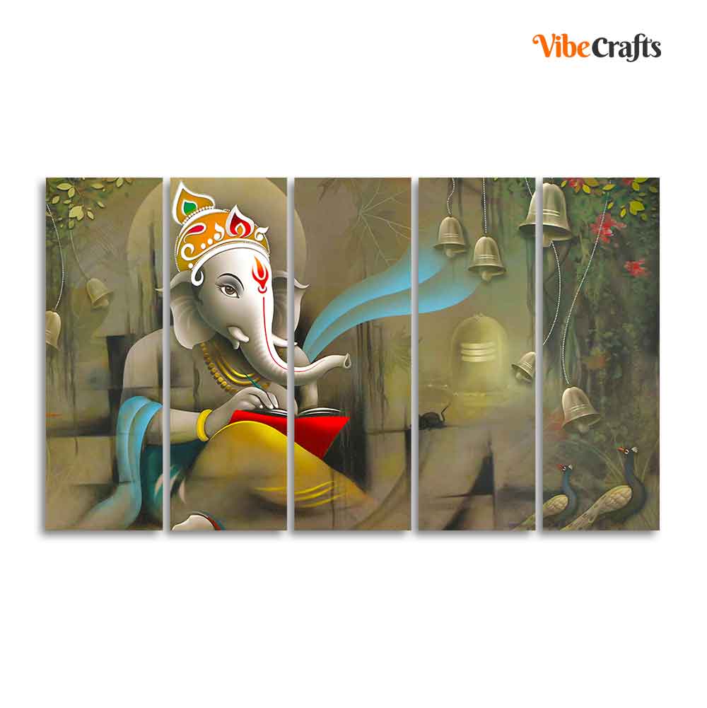 Beautiful Shree Ganesh Wall Painting 