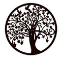  Tree of life Round Backlit Wooden Wall Hanging