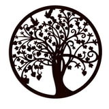  Tree of life Round Backlit Wooden Wall Hanging