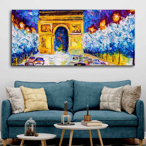 Beautiful Wall Painting of Abstract Arc de Triomphe