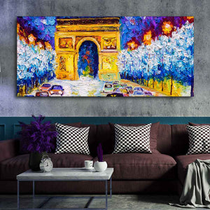 Beautiful Wall Painting of Abstract Arc de Triomphe