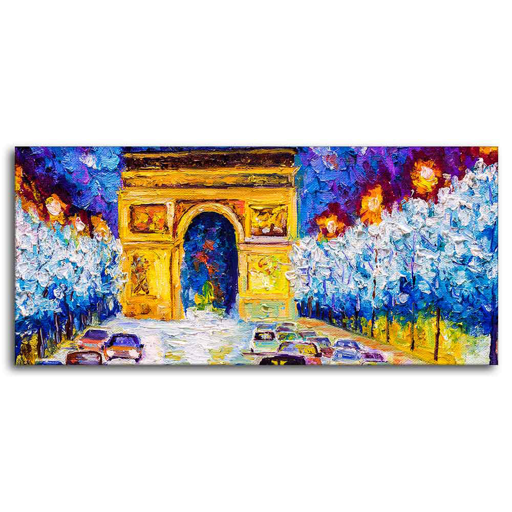 Beautiful Wall Painting of Abstract Arc de Triomphe