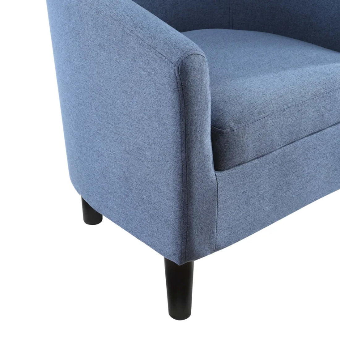 Comfy Round Back Rich Velvet Accent Chair