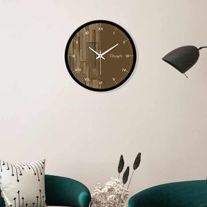 Brown Colour Wall Clock