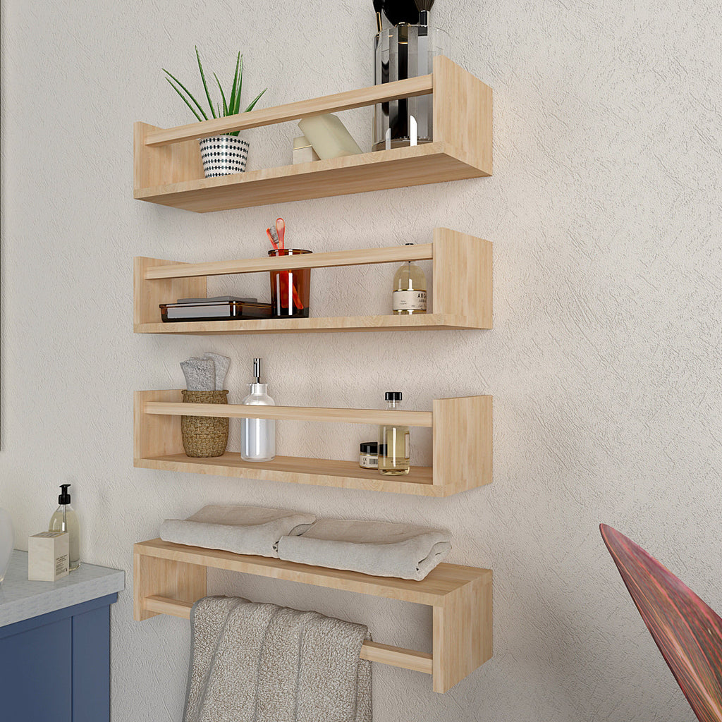 Classic Horizontal Four Wall Shelf