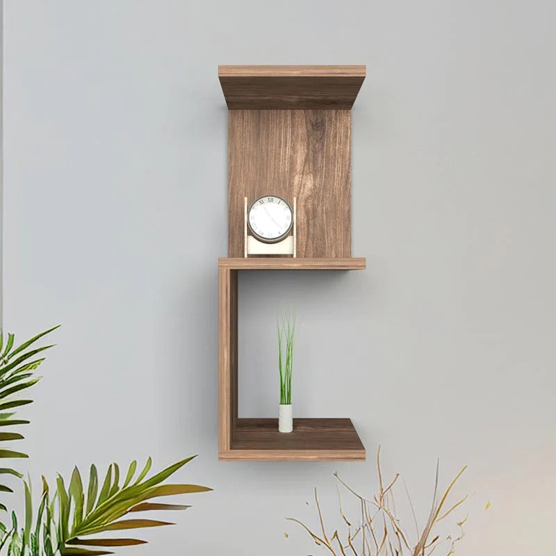 Classic Matrix Wooden Rack Wall Mounted Shelf