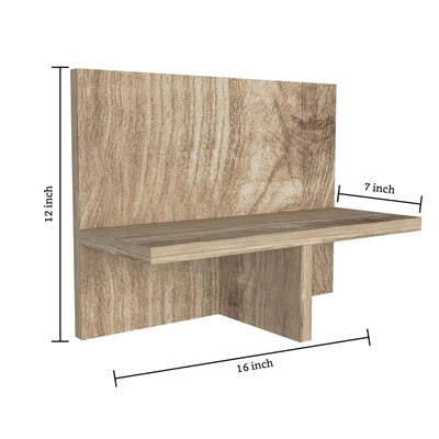 Shaped Wooden Wall Shelves