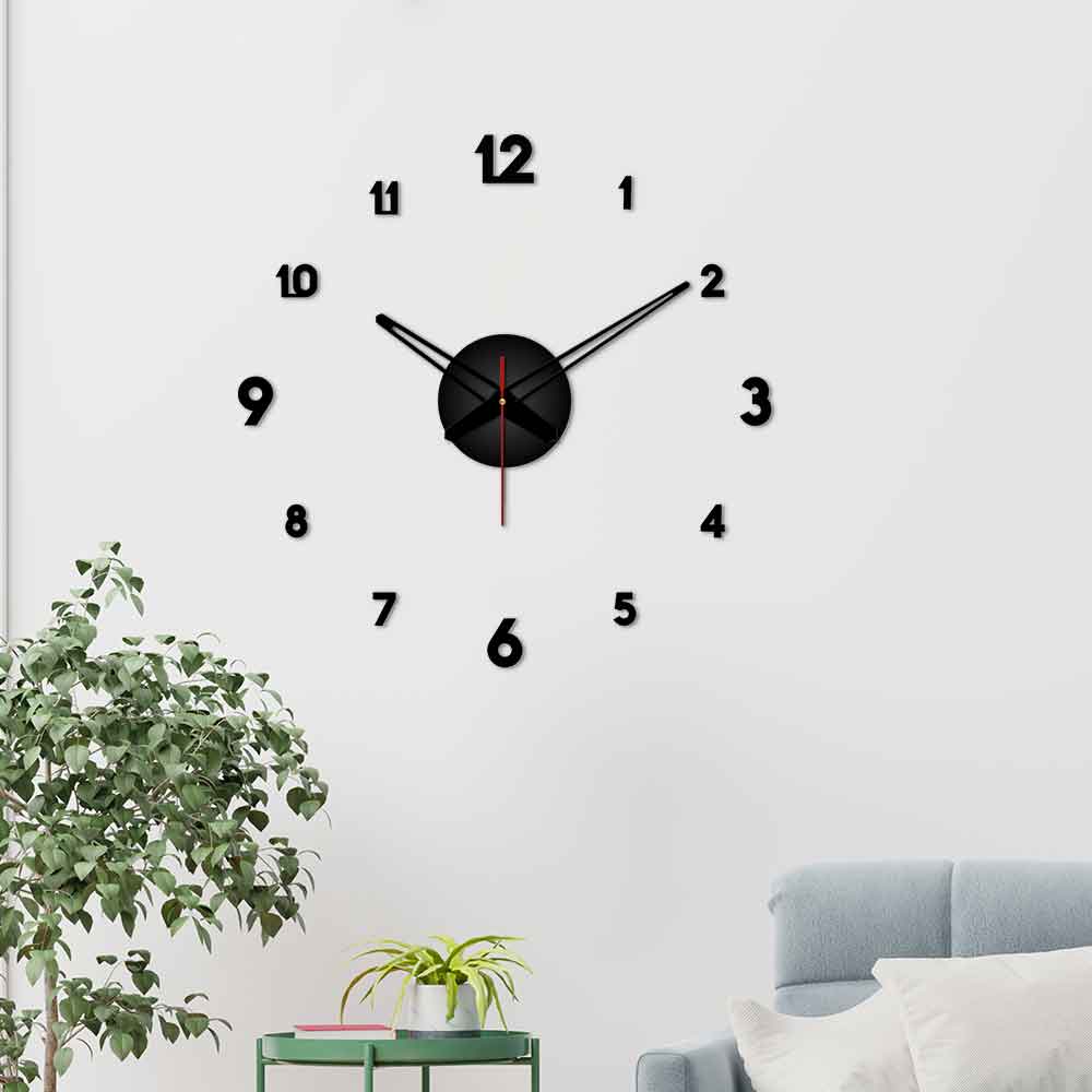 Classic Style Big Size 3D Infinity Wall Clock