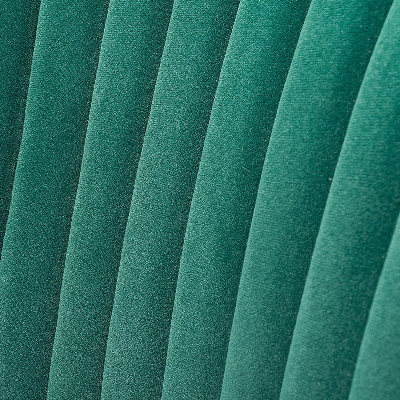 Curved Back Teal Velvet Lounge Chair