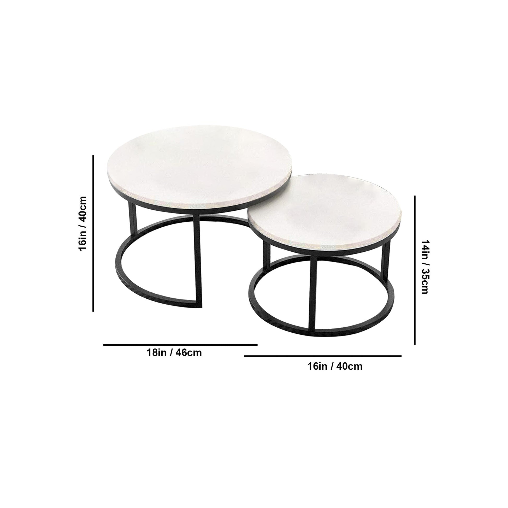  Coffee Table Set of 2