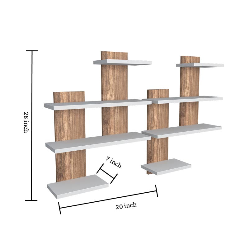 Stand with Storage Shelves