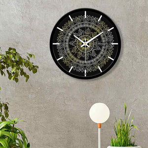 Blue 3D Designer Wall Clock