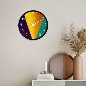 Colorful Stripes Designer Wall Clock