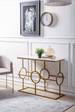  Console Table in Geometric Pattern Design