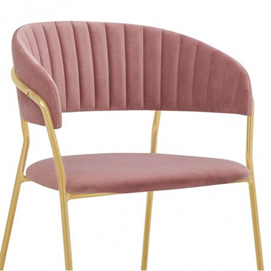 Designer Comfort Pink Lounge Chair