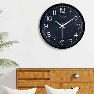 Dark Blackness Color Printed Wall Clock