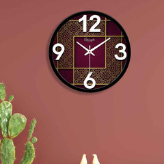 Decorative Pattern in Square Designer Wall Clock