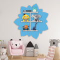 Wooden LED Light Wall Shelf for Kids