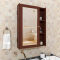  Rectengular Shaped Wooden Bathroom Mirror Cabinet 