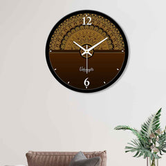 Detailed Mandala Pattern Designer Wall Clock